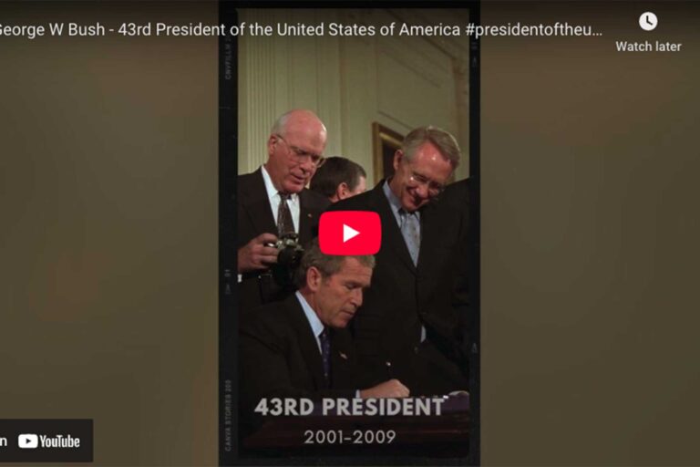 [VIDEO] George W Bush - 43rd President of the United States of America